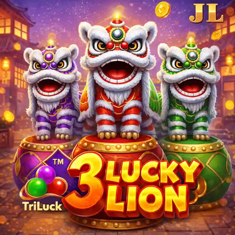 3 LUCKY LION Slot Game at phil168